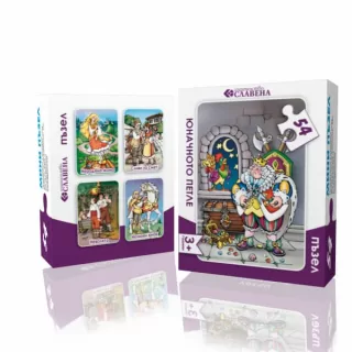 Юначното петле - мини пъзел 54 елемента Славена